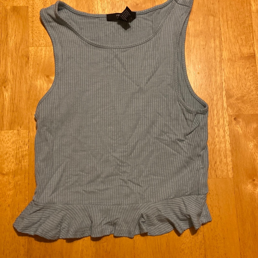 Forever 21 crop peplum top